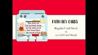 Bible Journaling & Faith Dex Card Paper