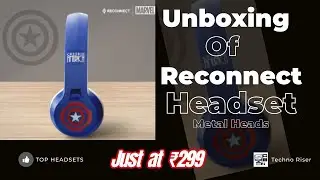 Unboxing of Reconnect Marvel Headset (Metal Heads Series 100)