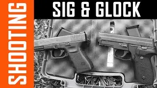 SIG P229 DAK vs. Glock 23 - Range Comparison!