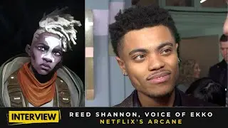 Reed Shannon, voice of Ekko, at the Netflix's Arcane Season 2 Premiere