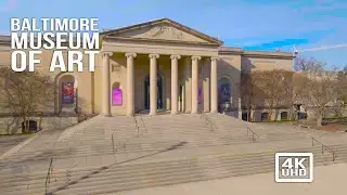 A drone Flight by the Baltimore Museum of Art #baltimore #relaxingmusic #4k