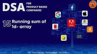 DSA for product based companies #15Running sum of Array| DSA in telugu
