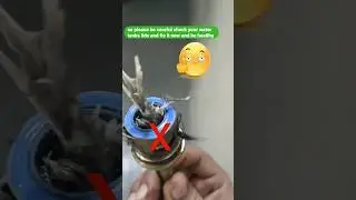 pigeon feathers in water tank #plumbing #plumber #shorts #youtubeshorts