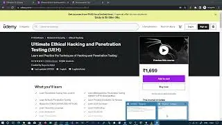 FREE COUPON to my Ultimate Ethical Hacking course on #udemy