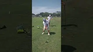 ⛳ New Golfer gets driving lessons improved distance better strike #golftips