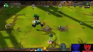 High Level Game Mario Strikers Charged Gameplay - [StoryGamers]