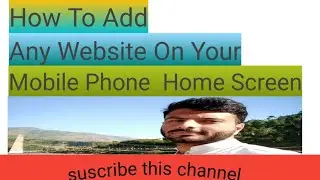 how to add any website on your mobile✓✓home screen✓✓