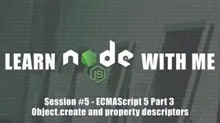 ECMAScript 5 - Object.create and Property Descriptors