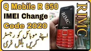 Q Mobile R650 IMEI Change Code 2020 || Q Mobile R650 IMEI Repair Without Computer 2020