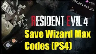 Resident Evil 4 (PS4) SAVE WIZARD CODES ARE HERE! MAX PESETAS MAX SILVER AND GOLD TOKENS!