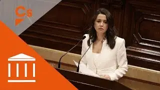 Inés Arrimadas. Discurso en pleno de investidura de Quim Torra