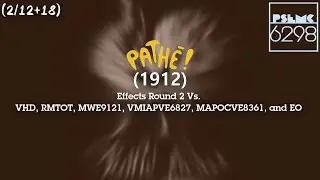 Pathé Frères (1912) ER2 Vs. VHD, RMTOT, MWE9121, VMIAPVE6827, MAPOCVE8361, and EO (2/12+18)