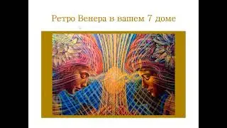 Транзитная Ретро Венера в вашем 7 поле гороскопа