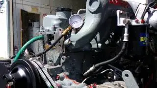 Oil pressure test for Hino Engine