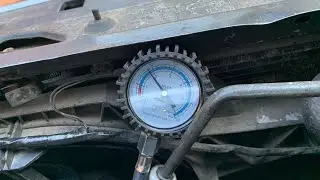 Замер давления масла в двигателе Renault 2.2 dci g9t