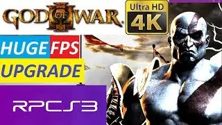 PS3 Emulator RPCS3 4K GOD OF WAR 3 huge fps upgrade