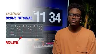 How To Make Amapiano Drums Like a Pro | Fl Studio Tutorial