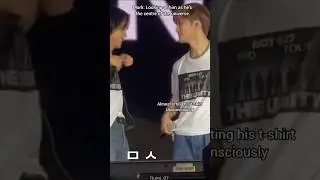 Mark almost showing his abs due to Haechan's prettiness 💚 