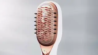 CEPILLO REPARADOR DEL CABELLO HAIR THERAPIST™ BLANCO | Vista 3D