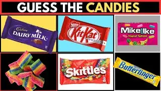 ||Guess the Candies Quiz| How many do you know the Candies?🍭🍬||