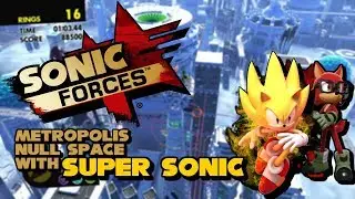 Sonic Forces PC - Null Space with SUPER SONIC! [ 1080p / 60 FPS ]