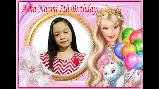 Asha Naomi 7th Birthday Greetings (July 9, 2021)