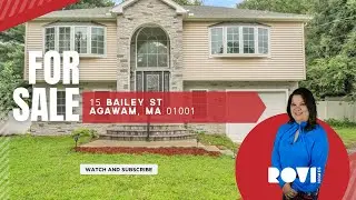 📍 ROVI Homes🚀 l Real Estate l 15 Bailey St, Agawam, MA 01001 | Tracy Torres