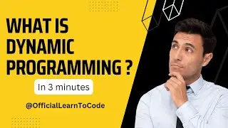 What is Dynamic Programming? (Hindi) || Easy explaination || #recursion vs #dynamicprogramming