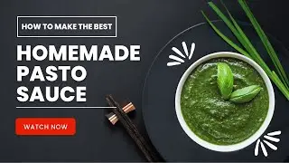 The Ultimate Pesto Sauce Recipe - Elevate Your Cooking Game!