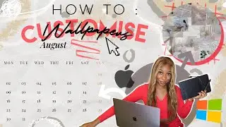 HOW TO: Make Custom Laptop Wallpapers | Photoshop Tutorial, Graphic Tablet, Pinterest, Aesthetic