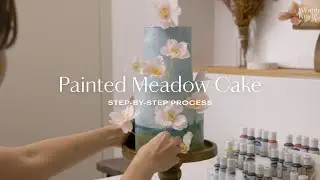 Step-by-Step Meadow Cake Painting Process (Therapeutic)