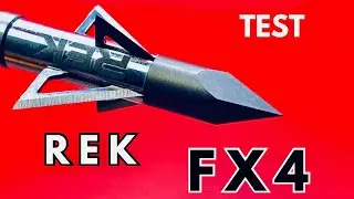 REK FX4 125 gr BROADHEAD TEST