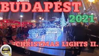 [4K HDR] Budapest christmas lights 2021 2