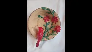 como hacer adorno para pared facil y economico
