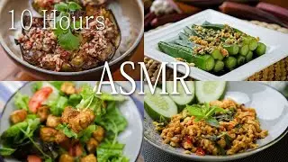 🔴ALMOST 10 HOURS OF LIVE COOKING VEGAN FRIENDLY RECIPES, SATISFYING SOUNDS NO MUSIC NO TALKING