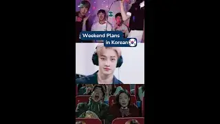 Expressions for weekend plans in Korean #leisure #karaoke #straykids #lingodeer