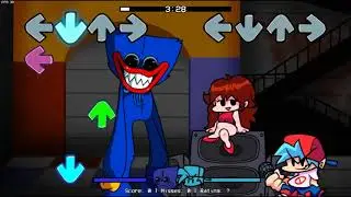 FNF vs Huggy Wuggy Poppy Playtime Mod and My Game Over Screen