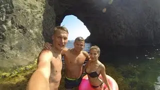 КРЫМ. 2016. Севастополь. Фиолент. Пляж Царское село. Грот Дианы.