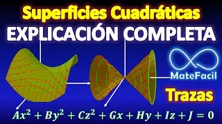 Superficies cuádricas y cilindros EXPLICACIÓN COMPLETA