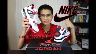 Jordan 4 Retro Fire Red (2020) Unboxing