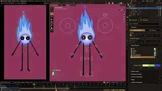 Rigging Profesional a Grease Pencil Blender 2D - Demo