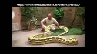 Eight years old girl  snake with her owner