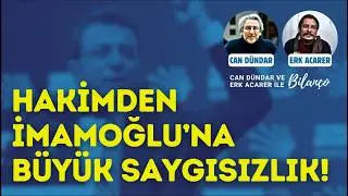 A huge disrespect from the judge to Ekrem İmamoğlu! 