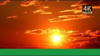 sunset green screen