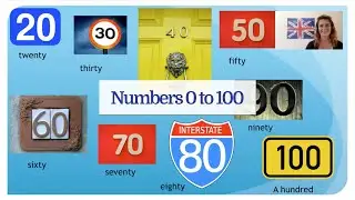 🇬🇧 Numbers from 20 to 100 in English -  Lesson 8 - Beginner A1