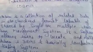 Introduction to data base management system#