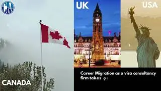 Visa Adventures | Explore Opportunities in Canada, UK, USA, Australia & Europe! 🌍✨ #CareerMigration