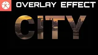 Cinematic text overlay effect in kinemaster | Editing tutorial | Professional Editz