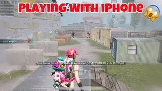 PLAYING WITH IPHONE XS MAX⚡| iphone xs max Pubg mobile | 4 Finger + Full gyro! #75