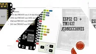 ESP32 C3 + TM1637 micropython